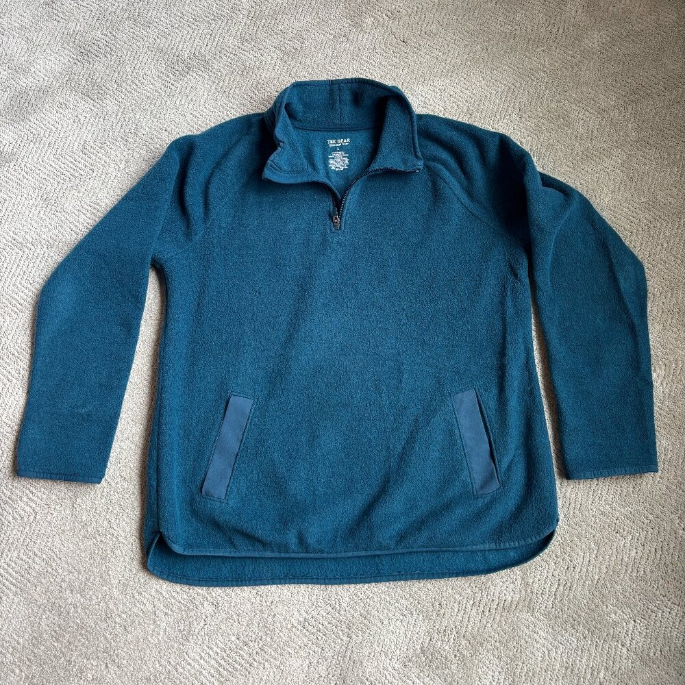 Tek Gear Essential Gear Women's Teal Zip Fleece